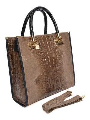Roberta M Beige Bolso de cuero