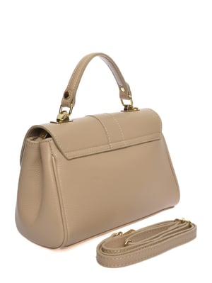 Roberta M Beige Bolso de cuero