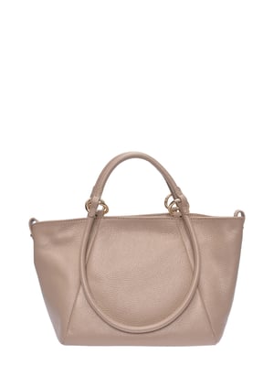 Roberta M Beige Bolso de cuero