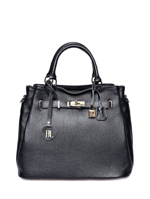 Anna Luchini Negro Bolso de cuero