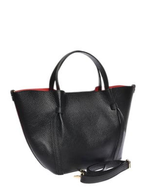 Isabella Rhea Negro Bolso de cuero