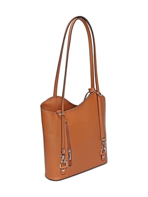 Anna Luchini Brown Bolso de cuero