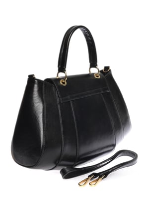 Isabella Rhea Negro Bolso de cuero