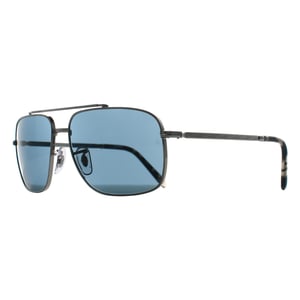 Ray-Ban Rectángulo Unisex Azul Plata Pulido RB3796