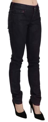 Jeans Skinny Navy Coated Cavalli