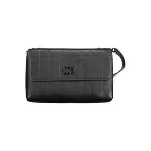Bolso de Hombro de Poliéster para Mujer Calvin Klein Nero