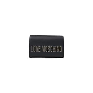 Bolso de mano negro de polietileno Love Moschino