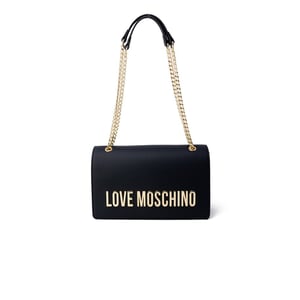 Bolso de mano negro de polietileno Love Moschino