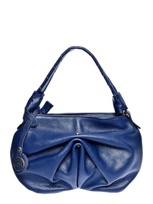 Roberta M Azul Bolso de cuero