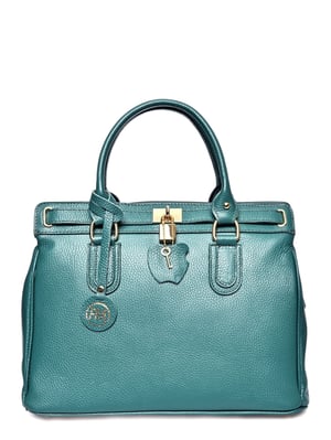Roberta M Verde Bolso de cuero