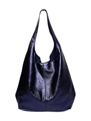Luisa Vannini Azul Bolso de cuero