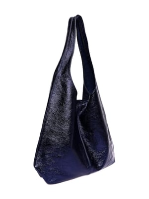 Luisa Vannini Azul Bolso de cuero