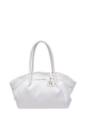 Isabella Rhea Blanco Bolso de cuero