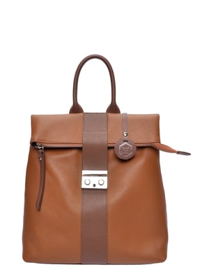 Luisa Vannini Bicolor Bolso de cuero