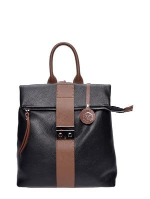 Luisa Vannini Bicolor Bolso de cuero