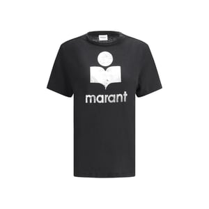 Camiseta de Lino Negra Marant Etoile