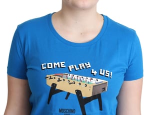 Camiseta de Fútbol de Moschino Azul