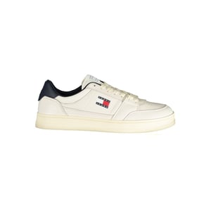 Zapatillas de Hombre de Cuero Blanco Tommy Hilfiger