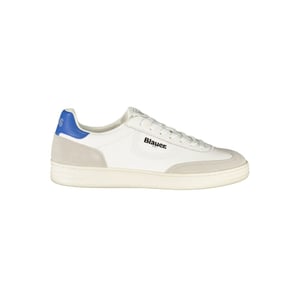 Zapatilla de hombre Blauer de poliuretano blanca