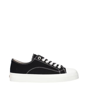 Zapatillas bajas de tela negras Moschino