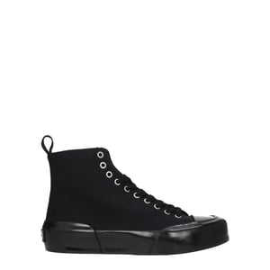 Zapatillas Altas de Tela Negras Jil Sander