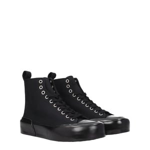 Zapatillas Altas de Tela Negras Jil Sander