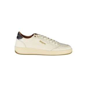 Zapatilla Blanca de Cuero para Mujer Blauer