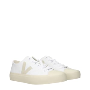 Zapatillas bajas de tela blancas Veja