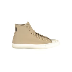 Zapatillas Unisex de Cuero Beige Converse