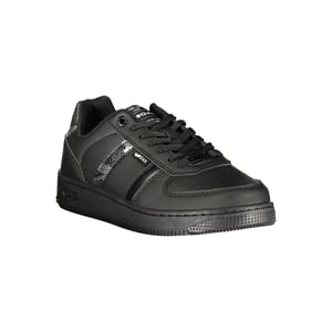 Zapatilla de mujer de poliuretano negro Gas