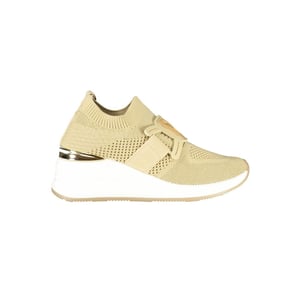 Zapatillas de mujer de poliuretano beige Laura Biagiotti