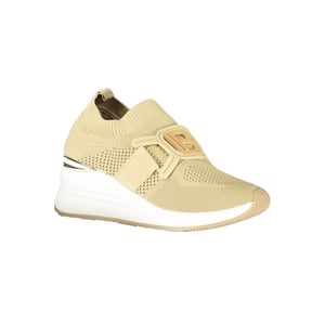 Zapatillas de mujer de poliuretano beige Laura Biagiotti