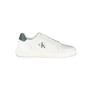 Calvin Klein Bianco Zapatilla de Hombre de Poliéster