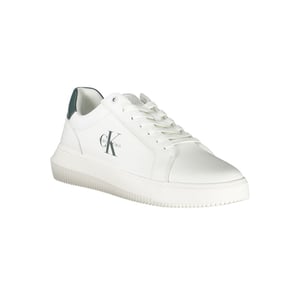 Calvin Klein Bianco Zapatilla de Hombre de Poliéster