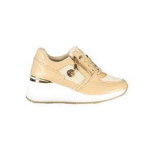 Zapatillas para mujer de poliéster beige Laura Biagiotti