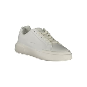 Zapatillas de mujer de poliuretano Calvin Klein Bianco
