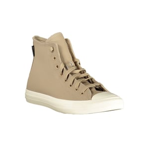 Converse Zapatilla Unisex de Cuero Beige