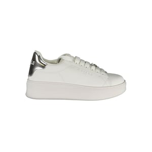 Gaelle Paris Bianco Poliuretano Zapatilla para Mujer