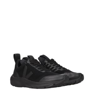Zapatillas Deportivas de Tela Negras Veja