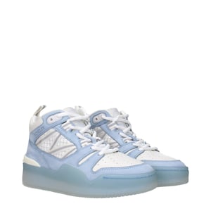 Zapatillas Altas Blancas de Cuero Moncler