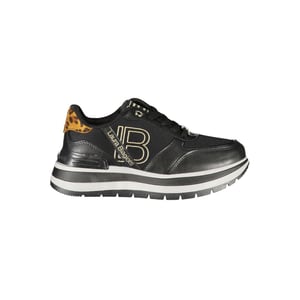 Zapatilla de mujer de poliéster negra Laura Biagiotti