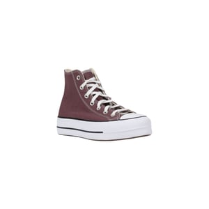 Zapatillas de Plataforma de Tela Moradas Converse
