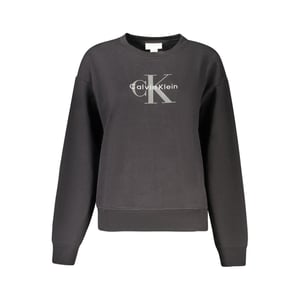 Sudadera de Algodón Negra para Mujer de Calvin Klein