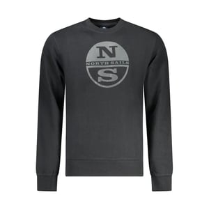 Sudadera de algodón negra para hombre North Sails