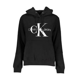 Sudadera de mujer de algodón negra Calvin Klein