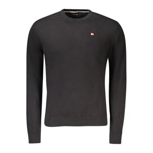 Sudadera de algodón negra para hombre Napapijri