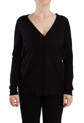 Cardigan de manga larga con escote en V