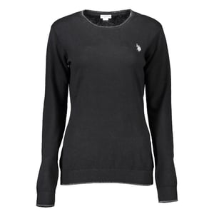 SUDADERA DE ALGODÓN NEGRA U.S. POLO ASSN.