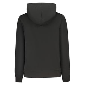 Sudadera con capucha negra de algodón para mujer Tommy Hilfiger