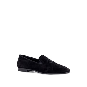 Mocasines de terciopelo Celine con el logotipo del Triunfo bordado